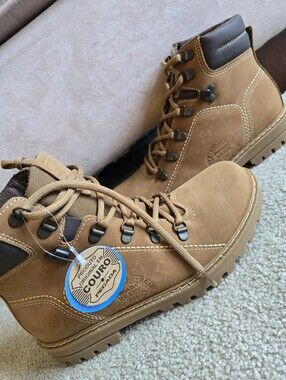 NWT Pegada Genuine Leather Hiking Work Boots Size EU 39 US Women's 8.5 Mens 6.5